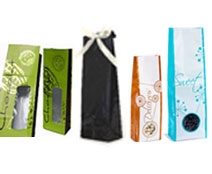 Gelamineerde zakjes papier