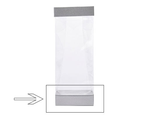 Arosabase 100x60x30mm silvertin