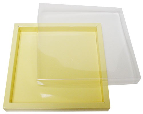Windowbox 166x166x19mm creme laque