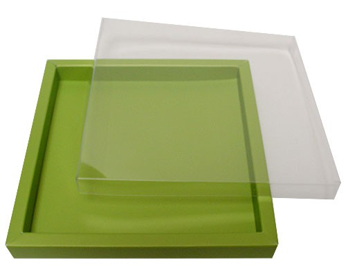 Windowbox 166x166x19mm kiwi green
