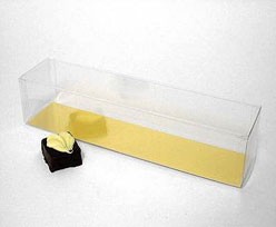 Box PVC L210xW45xH45mm transparant
