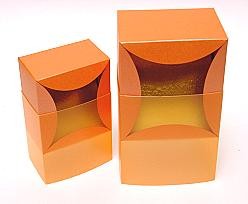 bilbao small 80x80x50mm orange/orange