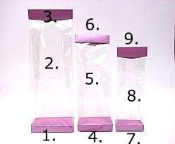 Arosa clip 100mm plum