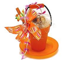 Deko Bucket and Plate orange