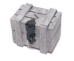 Crate wood S L80xW50xH50mm grey