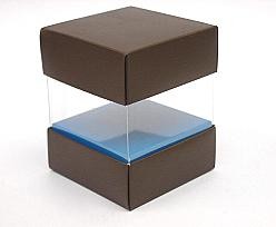 Skylinebox 80x80x90mm exterior Kreta brown-blue
