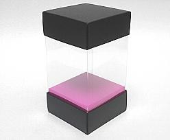 Skylinebox 80x80x130mm exterior Paris black-fuchsia