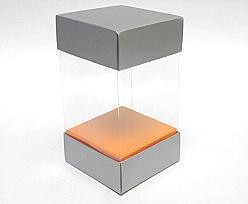 Skylinebox 80x80x130mm exterior Monaco silver-orange