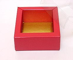 Windowbox 60x60x30mm interior red