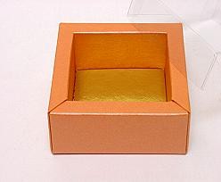 Windowbox 60x60x30mm interior orange