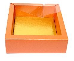 Windowbox 120x120x30mm interior orange