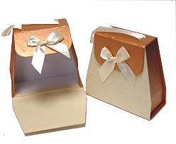 Handbag Versaille appr. 105 x 115 x 50mm  Ivory Copper