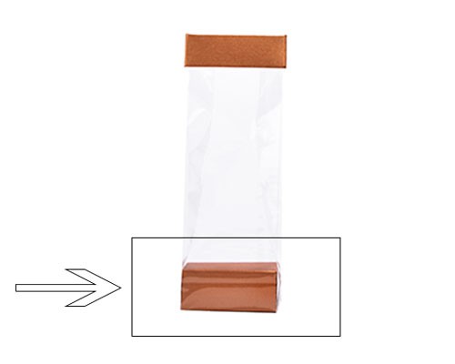 Arosabase 70x40x30mm coppertin