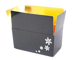 Ballotin Icestars 500gram 134x76x70mm Noir Laqué