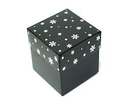 Cubebox app. 250gram 80x80x75mm Icestars Noir Laqué