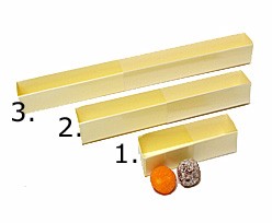 truffelbox 4 112x30x30mm creme laque