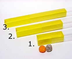 truffelbox 12 339x30x30mm jaune laque