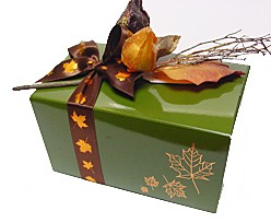 Ballotin Autumn design 1000gr Vert foret laque