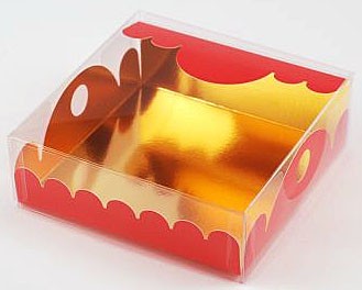 Box Marquis small square rouge laque