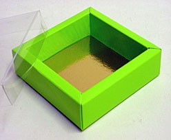 Windowbox 126x126x24mm vert pomme laque