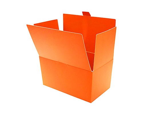 Ballotin with sideclosing, 750 gr. sunset orange