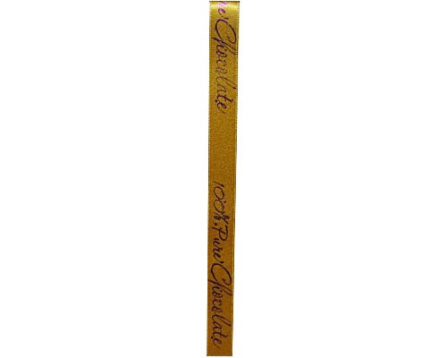 DoubleFaceSatin  100 Pure Chocolate  Gold/Purple