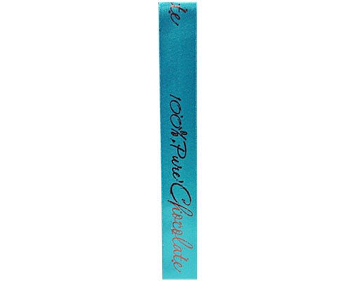 DoubleFaceSatin  100 Pure Chocolate  Turquoise/Brown