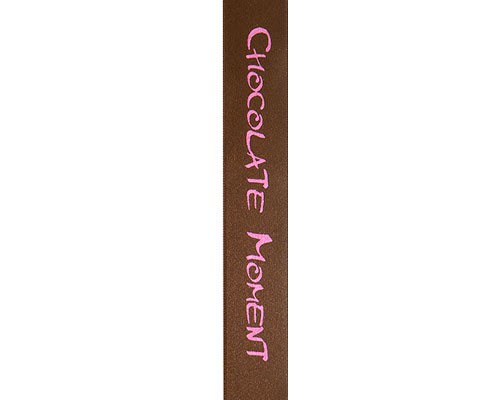 DoubleFaceSatin Chocolate Moment brown/pink