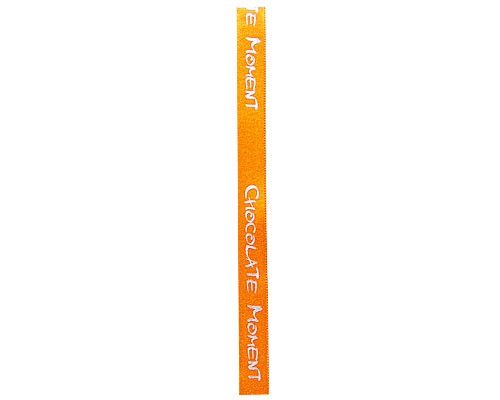 DoubleFaceSatin Chocolate Moment orange/silver