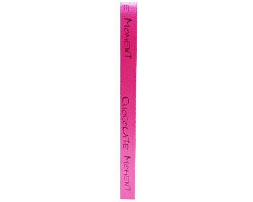 DoubleFaceSatin Chocolate Moment Fuchsia/Black