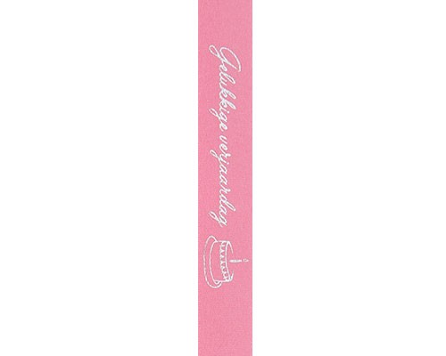 Prestige gelukkige verjaardag pink/silver
