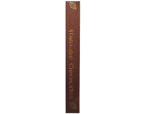 DoubleFaceSatin Handmade Chocolates brown/gold