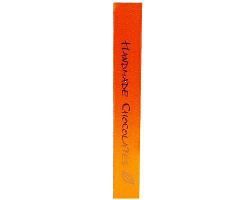 DoubleFaceSatin Handmade Chocolates orange/brown