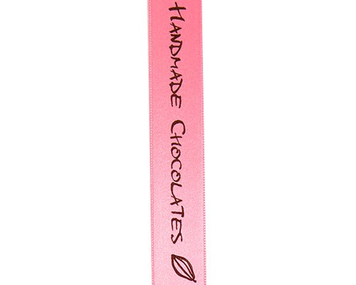 DoubleFaceSatin Handmade Chocolates pink/brown