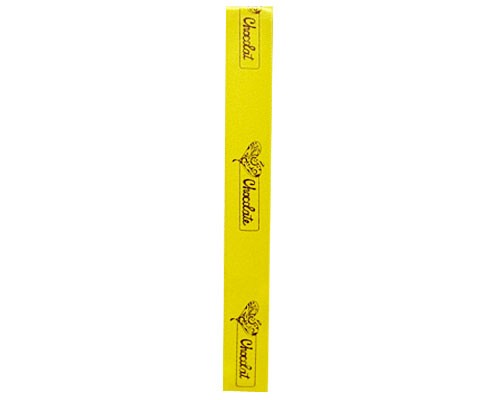 DoubleFaceSatin  Heart Graphic  Yellow/Brown