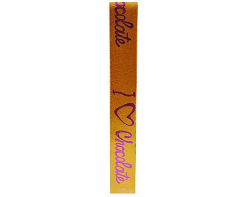 DoubleFaceSatin I Love Chocolat Gold/Purple