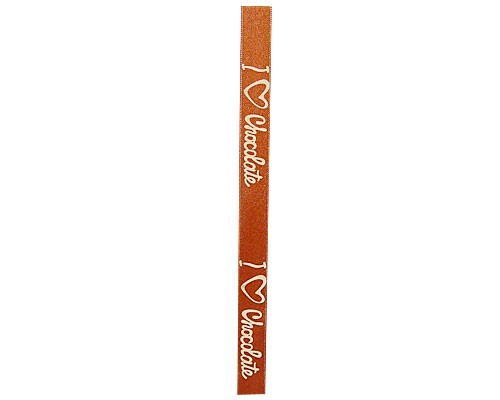 DoubleFaceSatin I Love Chocolat Amber/Ivory
