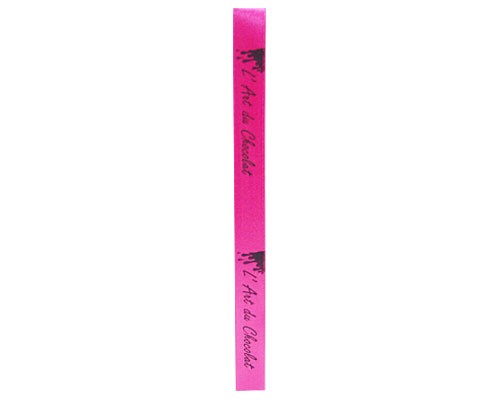 DoubleFaceSatin L Art du Chocolat Fuchsia/Black