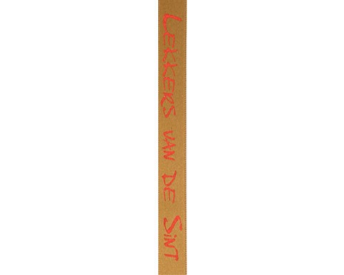 Double face satin Lekkers vd Sint Gold