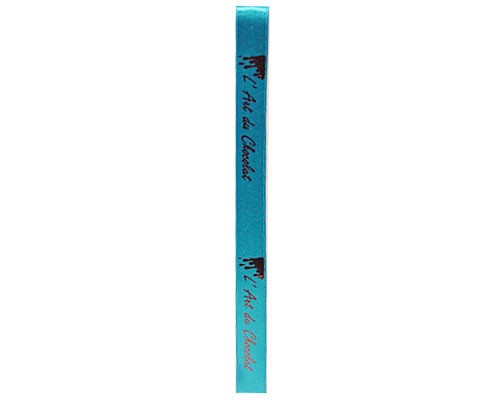 DoubleFaceSatin L Art du Chocolat Turquoise/Brown