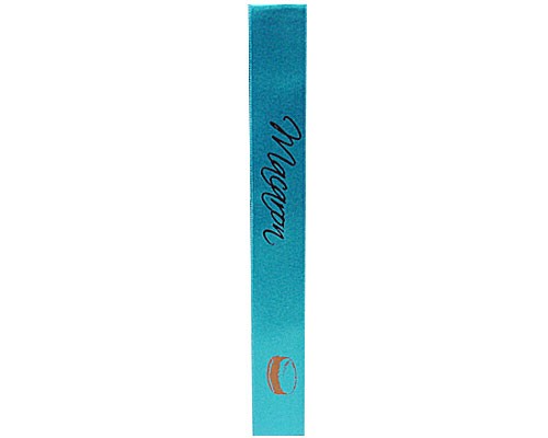 DoubleFaceSatin Macaron  Turquoise/Brown