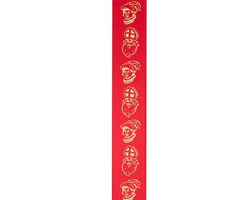 Double face satin Sint&Piet Red