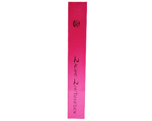 DoubleFaceSatin ZaligeZoetigheden Fuchsia/Black