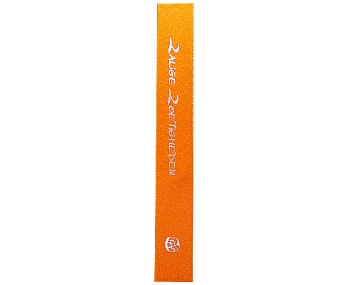DoubleFaceSatin ZaligeZoetigheden Orange/Silver