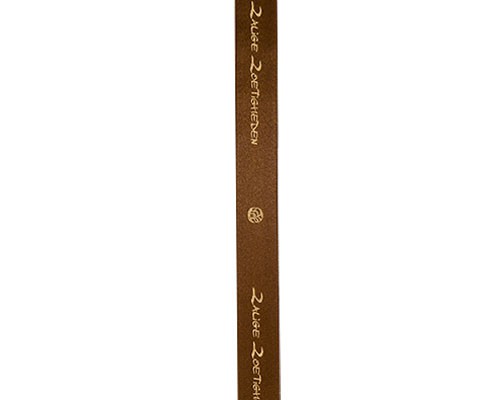 DoubleFaceSatin ZaligeZoetigheden Brown/Gold