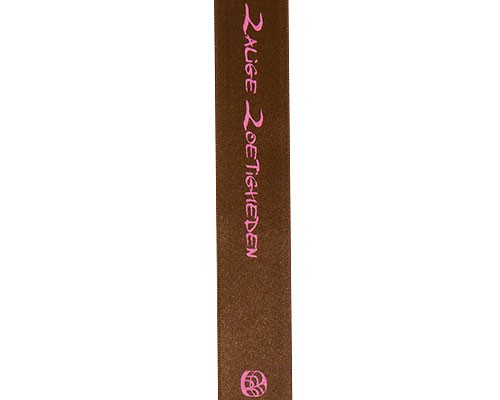 DoubleFaceSatin ZaligeZoetigheden Brown/Pink
