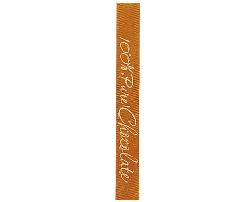 Ribanbel 100 Pure Chocolate  Amber/Ivory