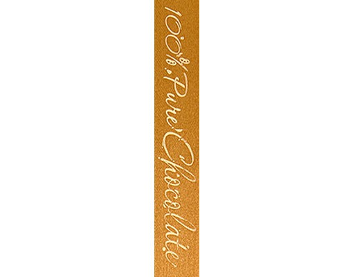 Ribanbel 100 Pure Chocolate  Amber/Ivory