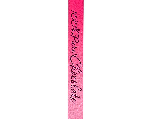 Ribanbel 100 Pure Chocolate  Fuchsia/Black