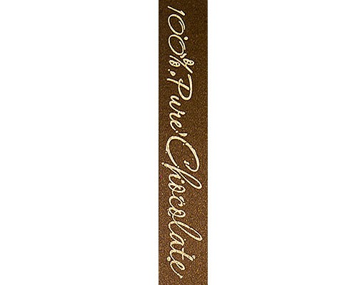 Ribanbel 100 Pure Chocolate  Brown/Gold